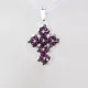 Small Cross - Theonie-Violet Organza - 2